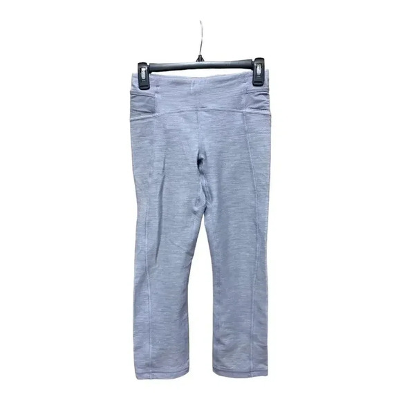 Lululemon cuff pant size 4 blue / grey - Picture 1 of 8